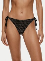Guess Dół od bikini E6GO15 KCUO2 Czarny. Czarne bikini Guess, z aplikacjami, z syntetyku. Za 284.99 zł.