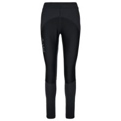 Damskie legginsy do narciarstwa biegowego Kilpi KARANG-W. Czarne legginsy Kilpi, bez wzorów, z materiału. Za 215.49 zł.