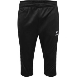 Spodenki sportowe do piłki noznej dla dorosłych Hummel Authentic 3/4 Pant. Czarne szorty sportowe Hummel, bez wzorów, do piłki nożnej. Za 180.00 zł.