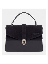 Victor & Hugo Paris Skórzana torebka "Eric" w kolorze czarnym - 28 x 19 x 19 cm rozmiar: onesize. Czarne torebki klasyczne Victor & Hugo Paris, bez wzorów, z materiału, przez ramię, bez dodatków. Za 260.99 zł.