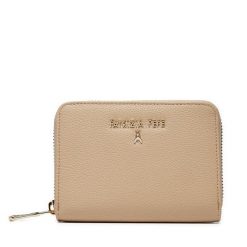 Duży Portfel Damski Patrizia Pepe. Brązowe portfele Patrizia Pepe, bez wzorów. Za 259.99 zł.