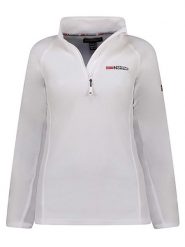 Geographical Norway Bluza polarowa "Tug" w kolorze białym rozmiar: XL. Białe bluzy bez kaptura Geographical Norway, xl, bez wzorów, z materiału, bez kaptura. Za 79.40 zł.