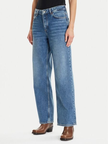 Marc O'Polo Jeansy 508 9102 12203 Niebieski Wide Fit. Niebieskie jeansy Marc O'Polo, bez wzorów, z bawełny. Za 499.99 zł.