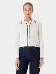 Guess Jeans Kardigan W5YR32 Z3HO2 Écru Regular Fit. Swetry Guess Jeans, xs, z aplikacjami, z jeansu, bez ramiączek. Za 272.00 zł.