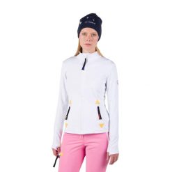 Bluza Rossignol JCC damska Climi JKT biała. Białe bluzy Rossignol, l, bez wzorów, bez kaptura. Za 839.00 zł.
