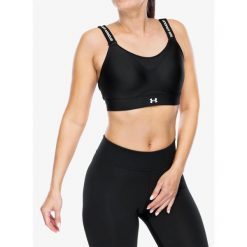 Biustonosz sportowy Under Armour Infinity 2.0 High Sports Big Cup Bra. Czarne biustonosze sportowe Under Armour, bez wzorów, na fitness i siłownię. Za 193.99 zł.