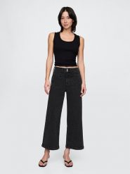 GAP Dżinsy - Comfort fit - w kolorze czarnym rozmiar: W25. Czarne jeansy GAP, bez wzorów, klasyczne, z podwyższonym stanem. Za 174.95 zł.