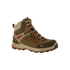 Buty trekkingowe wysokie TREK 100 damskie. Buty trekkingowe marki QUECHUA. Za 249.99 zł.