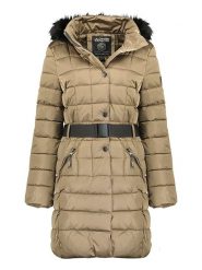 Canadian Peak Parka "Anemoneak" w kolorze beżowym rozmiar: M. Brązowe płaszcze Canadian Peak, m, bez wzorów, z tkaniny, bez kaptura. Za 198.10 zł.