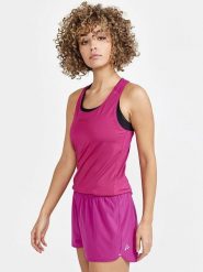 Craft Top sportowy "ADV Essence" w kolorze różowym rozmiar: M. Różowe topy sportowe Craft, m, bez wzorów, outdoorowe. Za 87.81 zł.