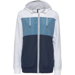 Bluza rozpinana treningowa bonprix perłowy niebieski - ciemnoniebieski - biały. Bluzy marki INOVIK. Za 79.99 zł.