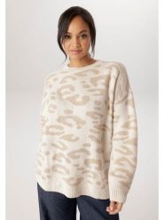 Aniston Sweter w kolorze beżowym rozmiar: 50. Brązowe swetry Aniston, bez wzorów, bez ramiączek. Za 173.99 zł.
