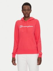 Champion Bluza Slim Big Logo 118097 Koralowy Regular Fit. Pomarańczowe bluzy Champion, s, bez wzorów, z syntetyku, bez kaptura. Za 189.99 zł.