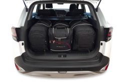 Torby Do Bagażnika Kia Sportage Hev 2021+ 4Szt Kjust. Czarne torby podróżne KJUST, bez wzorów, z kauczuku. Za 1,234.00 zł.