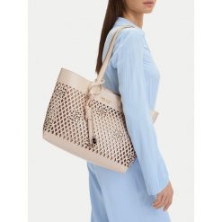 Torebka Nine West. Brązowe shopper bag Nine West, bez wzorów, bez dodatków. Za 269.99 zł.