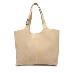 Torebka Coccinelle. Brązowe shopper bag Coccinelle, bez wzorów, bez dodatków. Za 1,339.00 zł.
