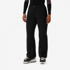 Second Life - Spodnie narciarskie i snowboardowe damskie... - Stan Doskonały. Czarne spodnie narciarskie WED'ZE, bez wzorów, z materiału, narciarskie. Za 152.99 zł.