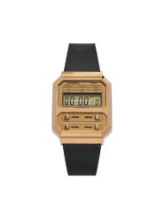 Casio Zegarek A100WEFG-9AEF Złoty. Żółte, cyfrowe zegarki Casio, złote. Za 279.99 zł.