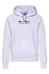 Bluza sportowa damska Champion Sweatshirt HD z kapturem. Białe bluzy z kapturem Champion, l, bez wzorów, z bawełny, z kapturem. Za 188.49 zł.