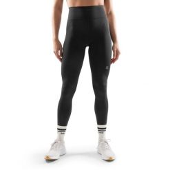Damskie legginsy treningowe Fitness Siroko Combat. Czarne legginsy SIROKO, bez wzorów, z materiału, wakacyjne, długie. Za 127.00 zł.