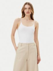LAUREN RALPH LAUREN Top 4L0186 Écru Slim Fit. Topy Lauren Ralph Lauren, l, bez wzorów, z syntetyku, bez kołnierzyka, bez ramiączek. Za 169.99 zł.