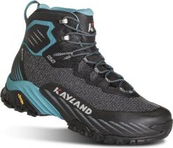 Buty trekkingowe Kayland Duke Mid Gore-Tex Niebieskie. Czarne buty trekkingowe Kayland, z gore-texu, bez zapięcia. Za 970.19 zł.
