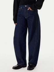 Tommy Jeans Jeansy Ella DW0DW22617 Granatowy Barrel Fit. Niebieskie jeansy Tommy Jeans, bez wzorów, z bawełny. Za 409.99 zł.