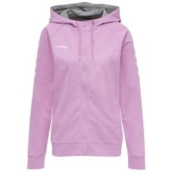 Bluza do piłki ręcznej damska Hummel hmlGO Zip z kapturem. Czerwone bluzy Hummel, na jesień, xs, bez wzorów, sportowe, bez ramiączek, z kapturem. W wyprzedaży za 190.50 zł.