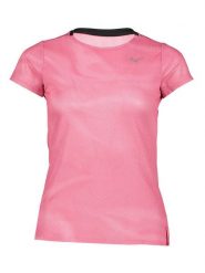 Mizuno Koszulka "Aero" w kolorze jasnoróżowym do biegania rozmiar: S. Różowe t-shirty sportowe Mizuno, s, bez wzorów, z materiału, bez ramiączek, do biegania. Za 88.02 zł.