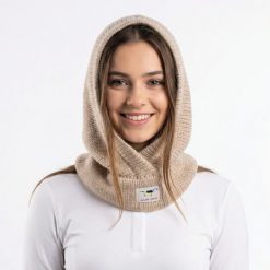 Balaclava Komin jeździecki GALOP WEAR wełna merino z bawełną. Brązowe szaliki i kominy GALOP WEAR, bez wzorów, z bawełny, biznesowe. Za 229.00 zł.