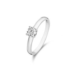 Isabel Bernard Isabel Bernard Saint Germain Soleil 14 Karat | Weißgold Ring IB330072-50 Pierścionki 1 ct Damski. Białe pierścionki Isabel Bernard, z cyrkonią, złote. Za 1,687.99 zł.