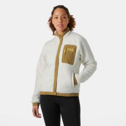 Damski polar Helly Hansen Imperial Snap. Białe bluzy z polaru Helly Hansen, bez wzorów, z polaru. Za 596.00 zł.