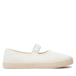 Tenisówki Big Star Shoes. Białe trampki BIG STAR SHOES, bez wzorów, retro, bez zapięcia. Za 89.99 zł.