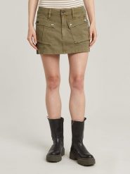 G-Star Spódnica w kolorze khaki rozmiar: W31. Brązowe spódnice G-Star, na co dzień, bez wzorów, z bawełny, retro, mini, proste. Za 195.99 zł.