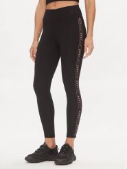 DKNY Sport Legginsy DP3P1883 Czarny Slim Fit. Czarne legginsy DKNY Sport, bez wzorów, z syntetyku, sportowe. Za 169.99 zł.