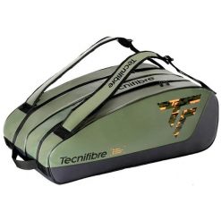Torba na rakiety tenisowe Tecnifibre Tour Endurance. Zielone torby sportowe TECNIFIBRE, bez wzorów, z materiału. Za 439.00 zł.