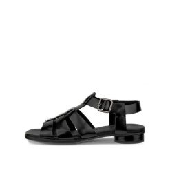 Damskie sandały na obcasie Ecco Sculpted Alba 25. Czarne sandały ECCO, bez wzorów, eleganckie, bez obcasa, na obcasie, bez zapięcia. Za 492.00 zł.
