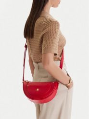 Beverly Hills Polo Club Torebka CEO-BHPC-C-007-09 Czerwony. Czerwone listonoszki Beverly Hills Polo Club, bez wzorów, z materiału, bez dodatków. Za 159.99 zł.