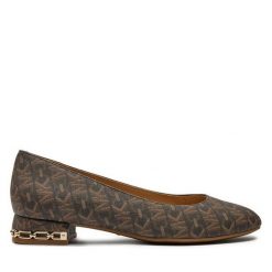 Baleriny MICHAEL Michael Kors. Brązowe baleriny MICHAEL Michael Kors, bez wzorów, bez obcasa, bez zapięcia. Za 569.99 zł.