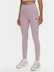 New Balance Legginsy NB Harmony WP41127 Fioletowy Slim Fit. Fioletowe legginsy New Balance, bez wzorów, z syntetyku, sportowe. Za 159.99 zł.