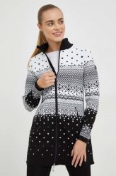 Newland bluza sportowa Gwenda damski kolor czarny. Czarne bluzy bez kaptura Newland, m, bez wzorów, bez kaptura. W wyprzedaży za 689.99 zł.