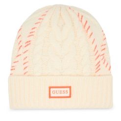 Czapka Guess. Czapki zimowe Guess, z aplikacjami. Za 169.99 zł.