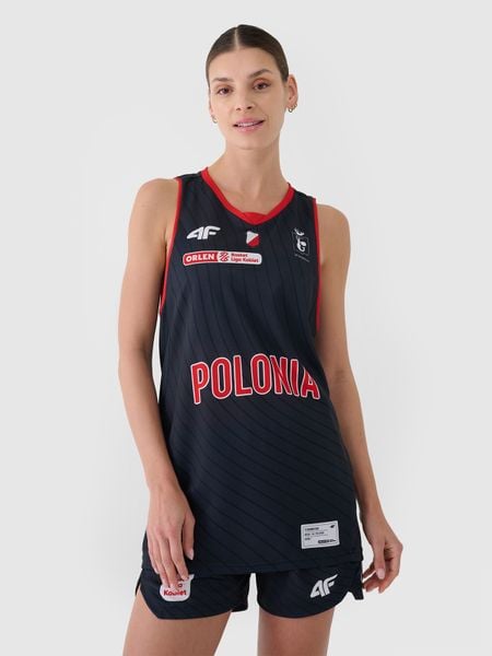 4F Koszulka meczowa replika wyjazdowa z sezonu 2024/25 damska 4F x Polonia Warszawa - multikolor XXL. T-shirty sportowe 4f, xs, bez wzorów, z dzianiny, bez ramiączek, na fitness i siłownię. Za 199.99 zł.