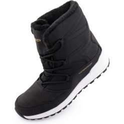 Ciepłe damskie zimowe buty Loap Costa ze skóry. Czarne buty trekkingowe GLENMUIR, bez wzorów, z polaru, bez zapięcia, trekkingowe. Za 272.99 zł.