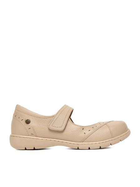 Go Soft Baleriny CEO-WI23-LENA-12 Beżowy. Brązowe baleriny GO SOFT, bez wzorów, ze lnu, bez obcasa, bez zapięcia. Za 159.99 zł.
