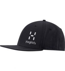 HAGLOFS Czapka z daszkiem HAGLÖFS LOGO CAP true black-S/M. Czarne czapki z daszkiem Haglöfs, na lato, bez wzorów, z elastanu, biznesowe. Za 156.50 zł.