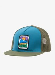 Czapka z daszkiem La Sportiva Always Climbing Hat. Niebieskie czapki z daszkiem La Sportiva, z aplikacjami, z materiału, eleganckie. Za 126.49 zł.