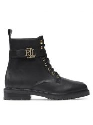 Lauren Ralph Lauren Botki Elridge 802838413001 Czarny. Czarne botki Lauren Ralph Lauren, bez wzorów, ze skóry, bez obcasa, na płaskiej podeszwie, bez zapięcia. Za 549.99 zł.