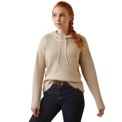 Sweter damski Ariat Los Altos. Brązowe swetry Ariat, na zimę, bez wzorów, bez ramiączek. Za 610.00 zł.