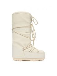 Moon Boot Śniegowce 80D1402760 Écru. Białe śniegowce Moon Boot, bez wzorów, ze skóry, bez zapięcia. Za 1,089.00 zł.